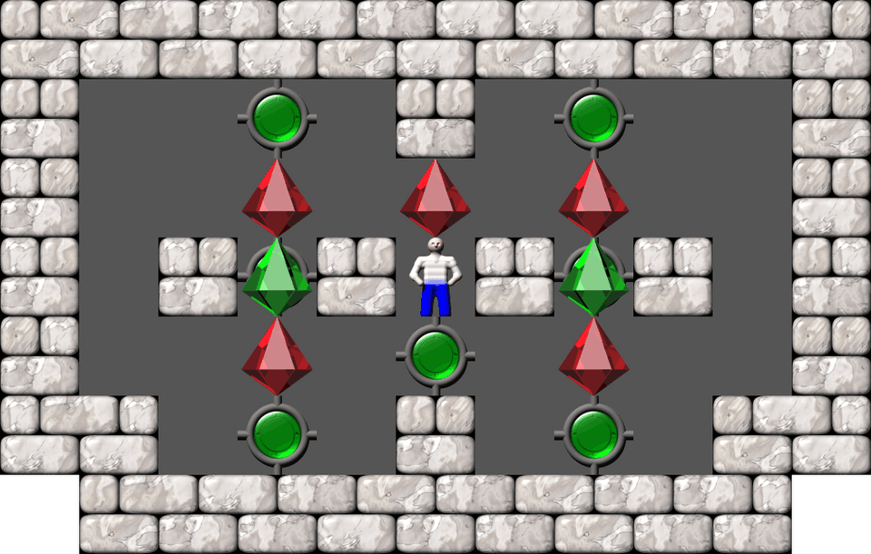 Sokoban Mass Remodel level 1486